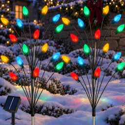 Solar Christmas Pathway Lights