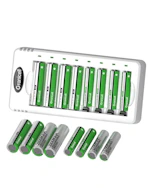 Rechargeable Batteries with Charger