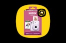 a box with an Instax camera
