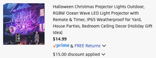 projector Amazon receipt
