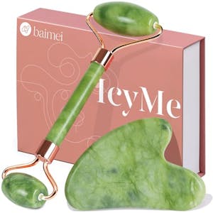 Gua Sha and Jade Roller Set