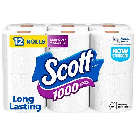 2 Scott Toilet Paper Products