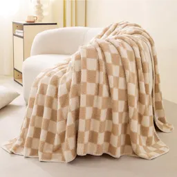 Checkered Throw Blanket