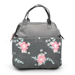Pink Floral Framed Diaper Bag
