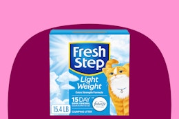 Fresh Step 15.4-Pound Cat Litter, Only $6.41 on Amazon card image