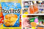 dollar general tostitos, neutrogena, knorr 3-photo collage