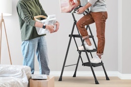 3-Step Folding Ladder, Now $54 on Amazon card image