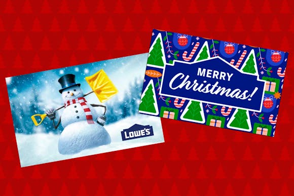 Lowe's eGift Card Purchase Comes With 20% Bonus Gift Card (Up to $40) — Hurry