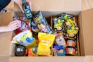 someone unpacking their amazon grocery delivery