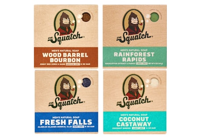 4 Dr. Squatch Bar Soaps