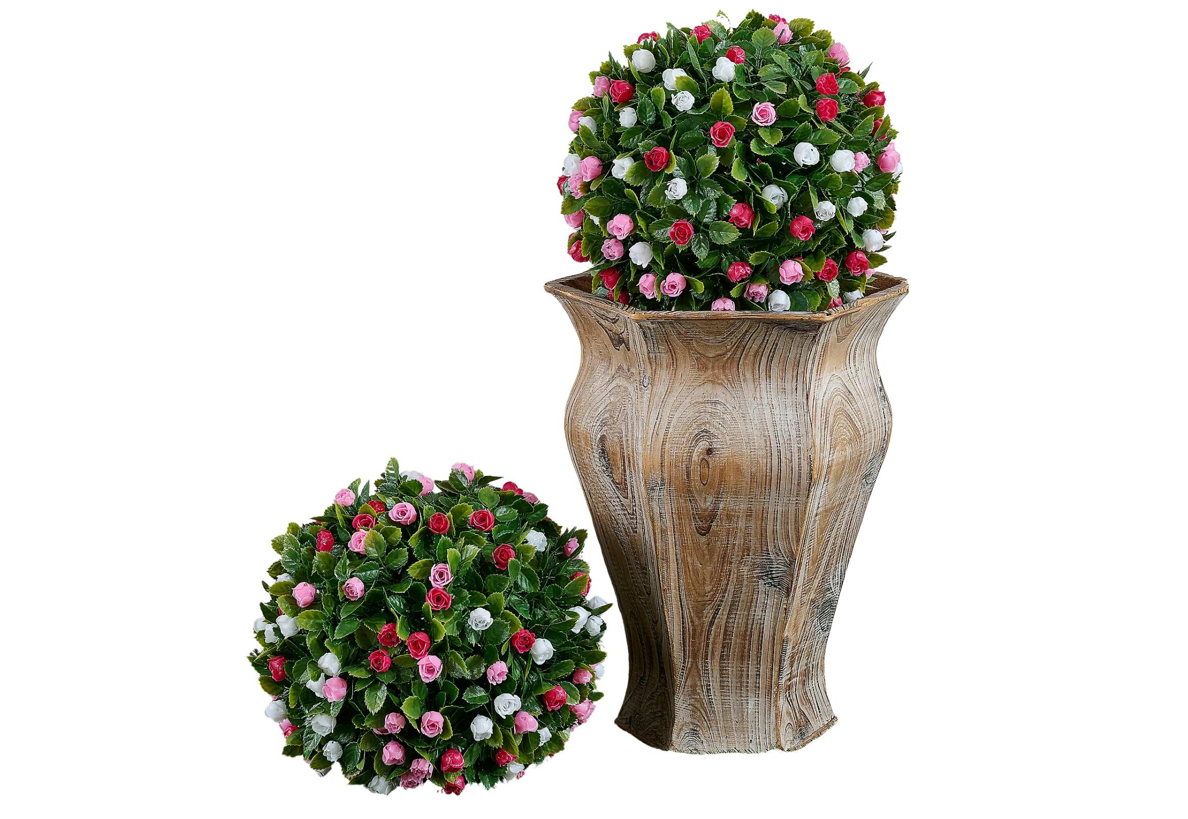Wicker Park Rosebud Sphere Set