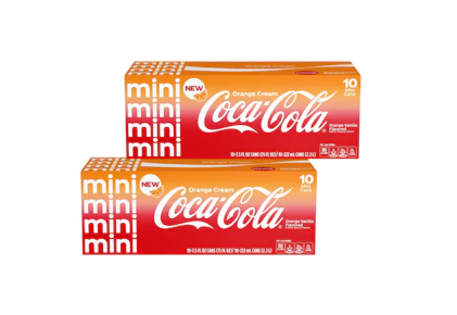 2 Coca-Cola Orange Cream Sodas