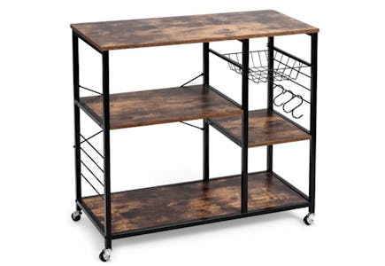 Costway Rolling Baker's Rack