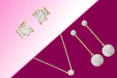 kate spade jewelry earrings and a necklace