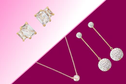 kate spade jewelry earrings and a necklace