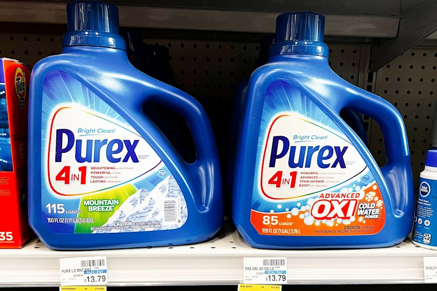 cvs purex detergent sales tag