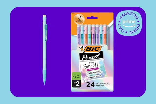 Bic Xtra-Smooth Mechanical Pencils 24-Pack, as Low as $5.69 on Amazon card image