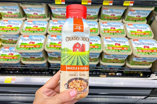 Ibotta Deal: Get a 14-Ounce Bottle of Country Crock for $1.93 at Walmart card image