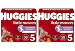 2 Huggies Little Movers Diaper Boxes