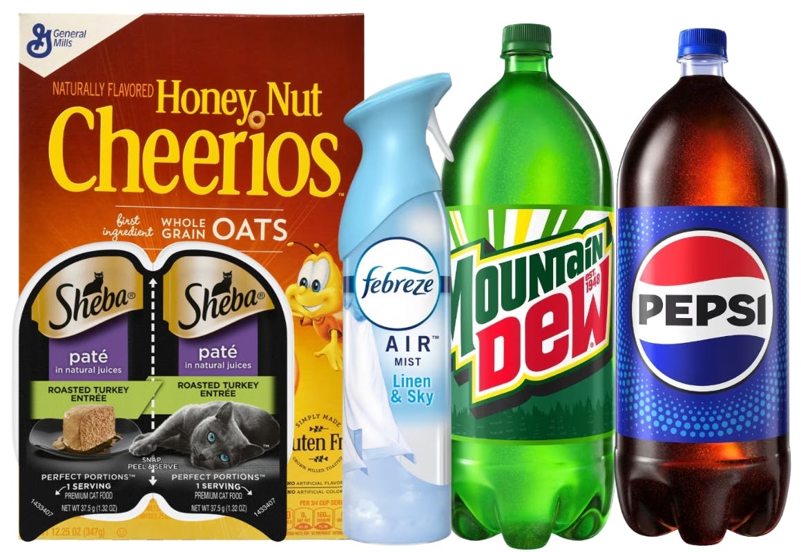 23 Grocery, Household, and Pet Items