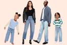 toddler and adults wearing jeans from Old Navy