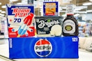 fred meyer matchup groceries on store shelf