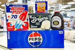 fred meyer matchup groceries on store shelf