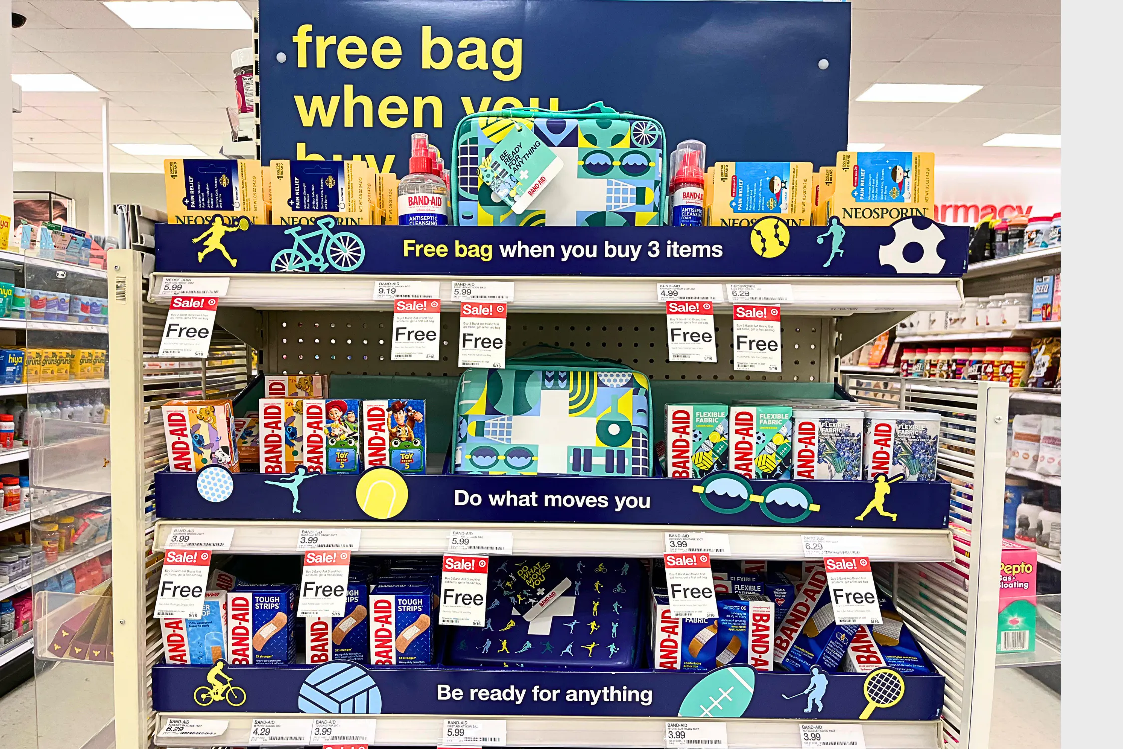 Score a Band-Aid First Aid Bag + 3 Products for deal at Target