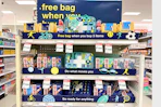 band-aid first aid bag sitting on a target shelf