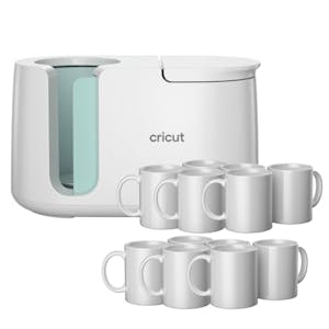 Cricut Mug Press + 12 Blank Mugs