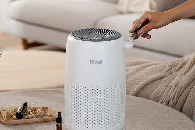 Levoit Air Purifier, Only $31.49 on Amazon (Reg. $50) card image