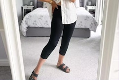 Women's Capri-Length Leggings 2-Pack, Just $5 on Amazon  card image