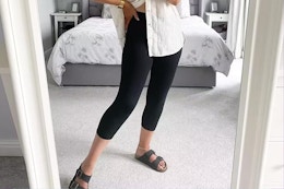 Women's Capri-Length Leggings 2-Pack, Just $5 on Amazon  card image