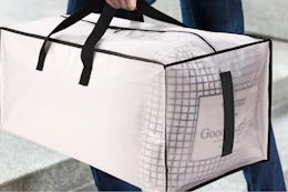 12 Pack Large Strong Moving Bags with Zippers & Carrying Handles