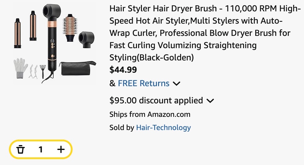 hair dryer brush