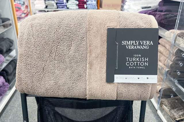 Kohl's Has Vera Wang Turkish Cotton Bath Towels for $10 (Bestseller) card image