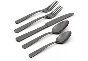 Oneida Black Flatware Set