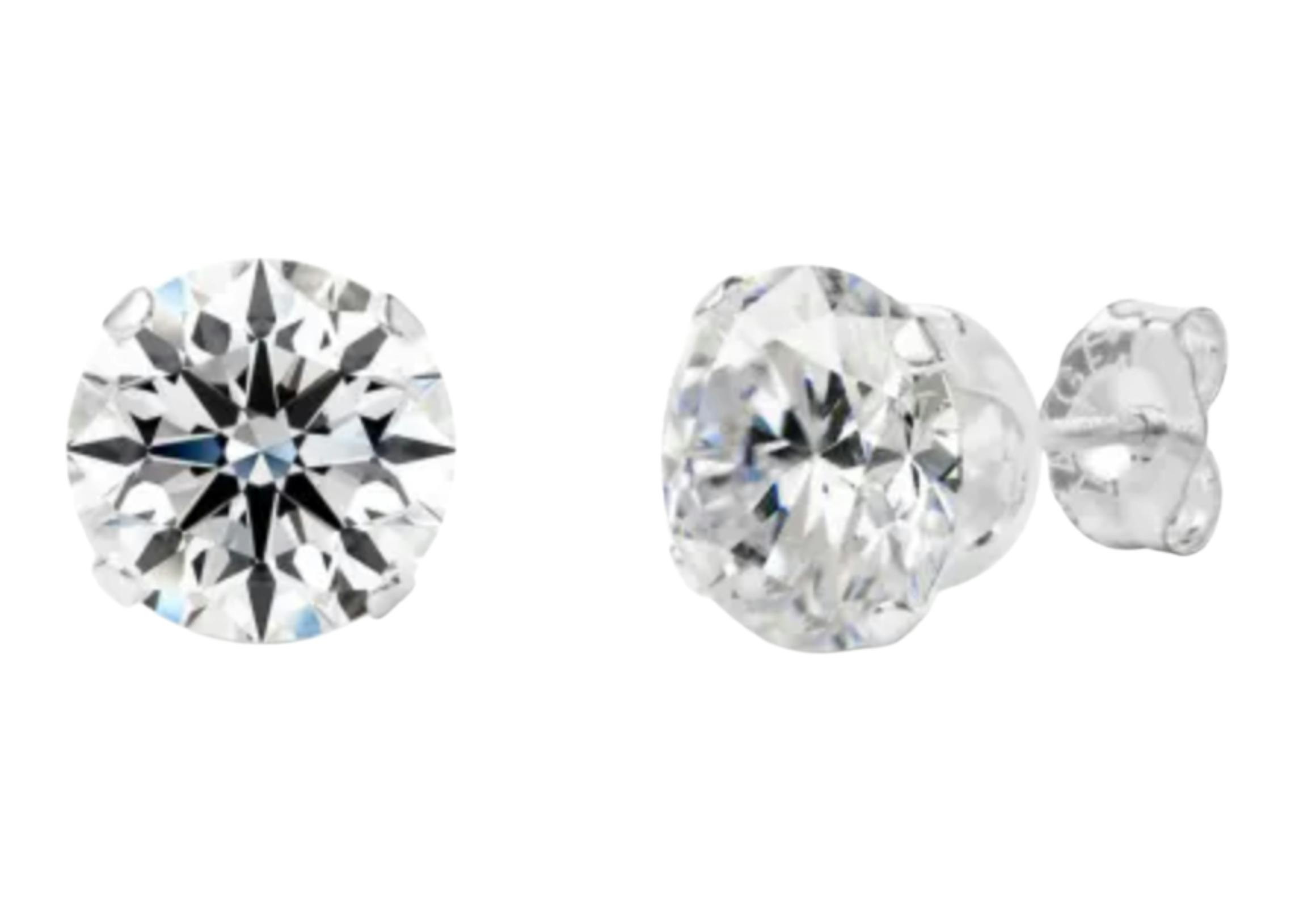 Moissanite Stud Earrings