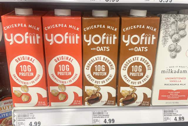 Get a Free Carton of Yofiit Chickpea Milk at Meijer ($4.99 Value) card image