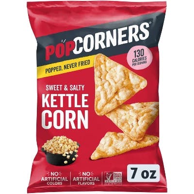 2 Popcorners Kettle Corn Snacks Bags
