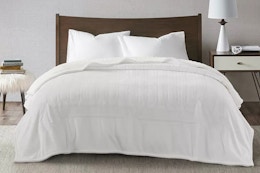 Kohls Serta Plush Heated Blanket