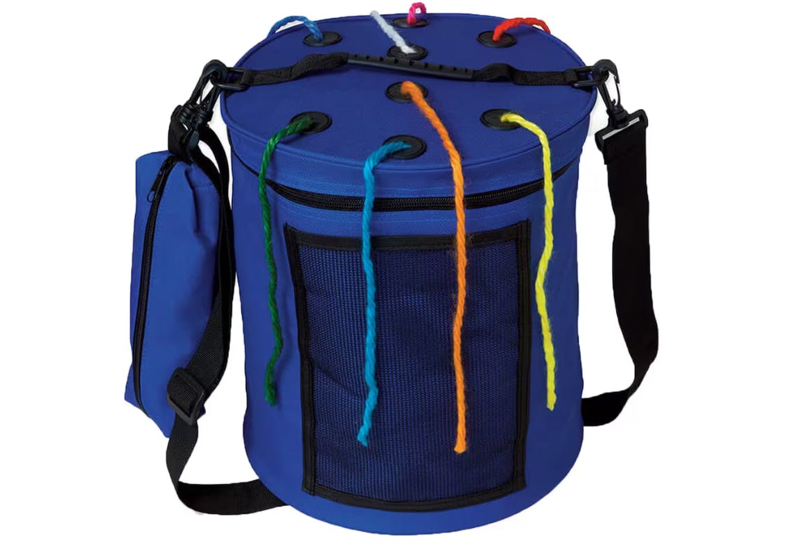 Blue Yarn Tote