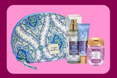vera bradley bath & body works gift set