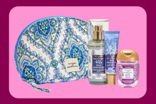 vera bradley bath & body works gift set