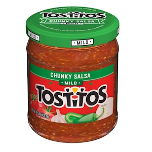 2 Tostitos Salsa Jars