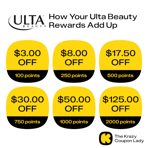 Ulta Rewards How To Rack Up Points Faster The Krazy Coupon Lady