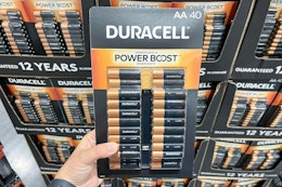 Duracell Batteries 40-Pack, on Sale at Costco for $17.99 (Reg. $20.99) card image