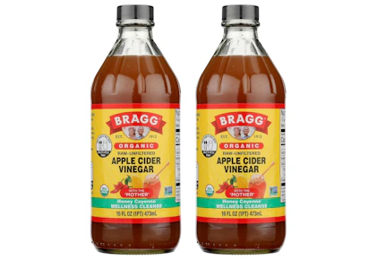 2 Bragg Organic Apple Cider Vinegars