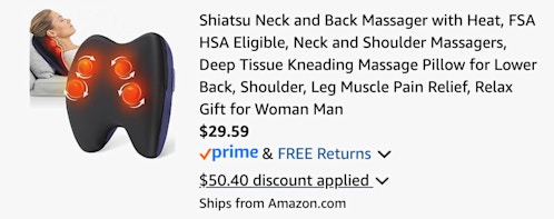 cart massager