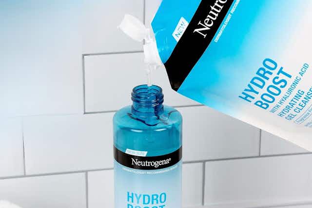Neutrogena Hydro Boost Gel Cleanser Refill on Amazon, BOGO 50% Off card image